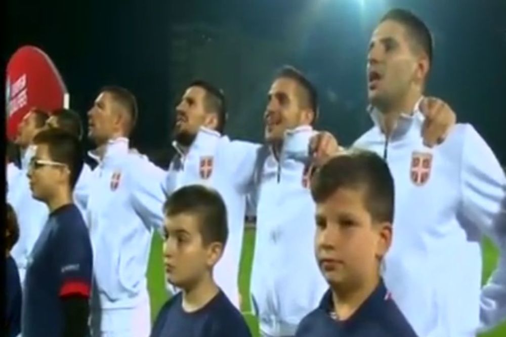 Ovako je izviždana himna Srbije u Elbasanu (VIDEO)