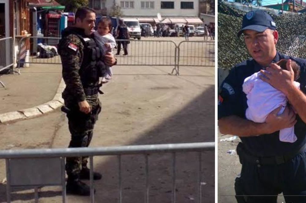 Srpski policajci heroji: Oni su spasili dve sirijske bebe od sigurne smrti! (FOTO)