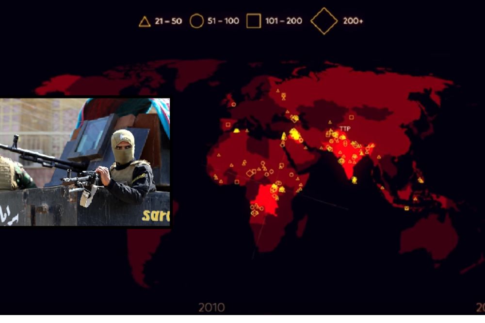 Mapa koja prikazuje svih 61.000 terorističkih napada od 2000. godine! (VIDEO)