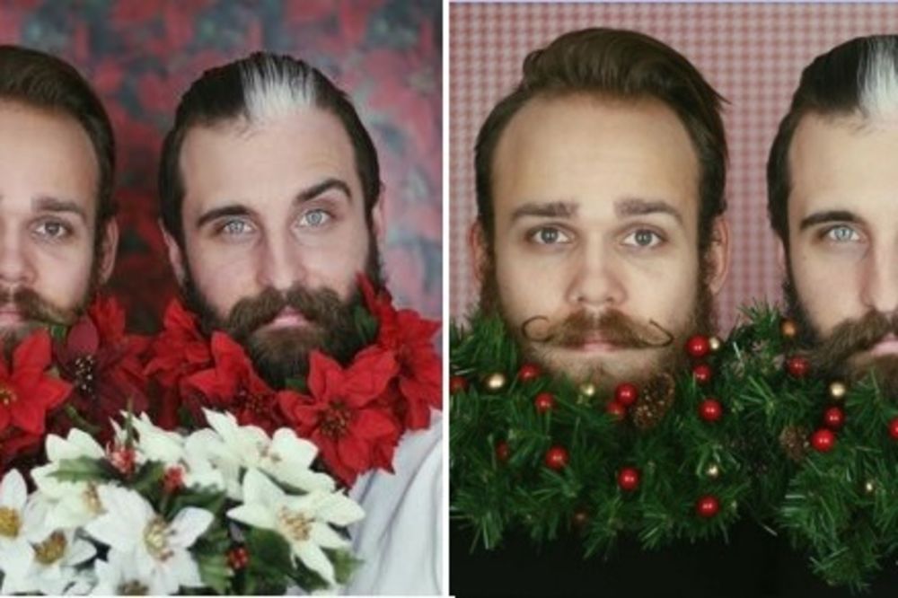 Ovi muškarci su za Novu Godinu damama poklonili najukrašenije brade (FOTO)