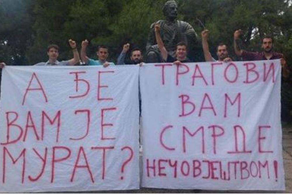 Ovo je odgovor Crnogoraca Turcima na bolesni transparent o Marku Ivkoviću! (FOTO)