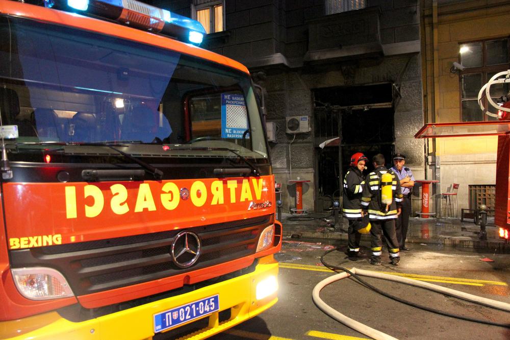 Požar u centru Beograda, jedna osoba povređena!
