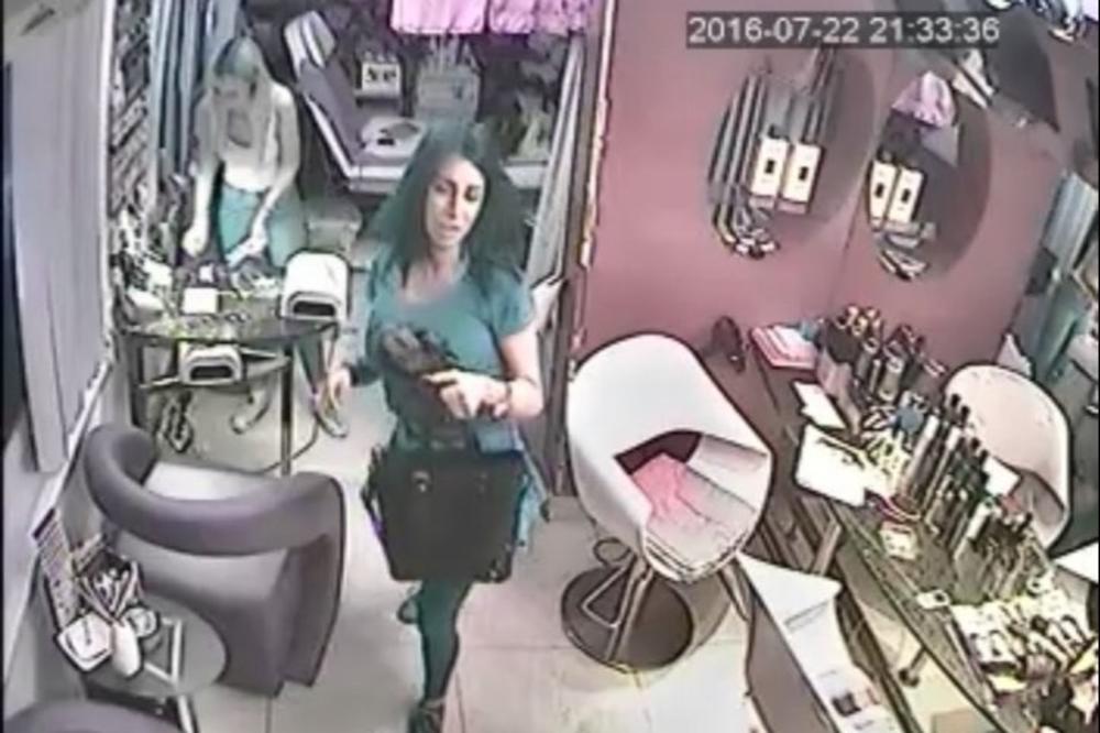 Da li je prepoznajete? Policija traga za ovom devojkom koja pljačka beogradske kozmetičke salone!