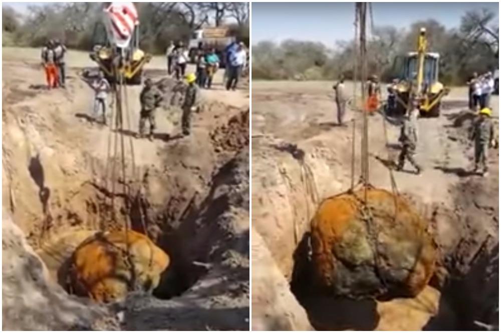 Mrcina od 30 tona: Izvučen jedan od najvećih meteorita ikad! (VIDEO)