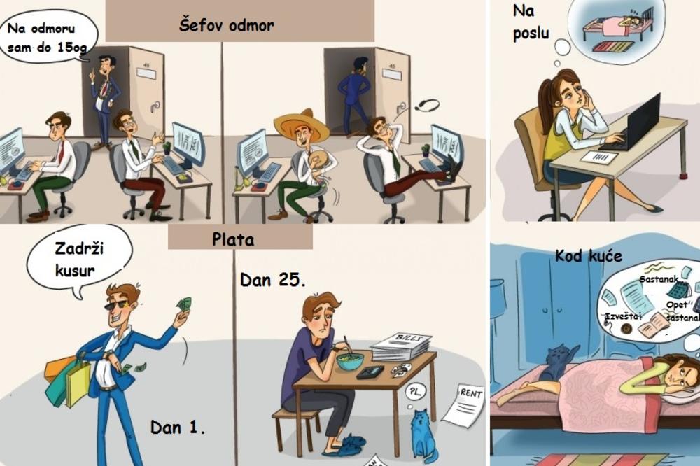 11 ilustracija koje savršeno opisuju život u kancelariji (FOTO)