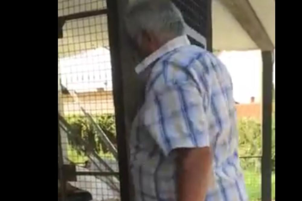 ŠTA GA JE NATERALO NA OVO? Srbijom kruži snimak starca koji je rešio da se ubije? (UZNEMIRUJUĆI VIDEO)