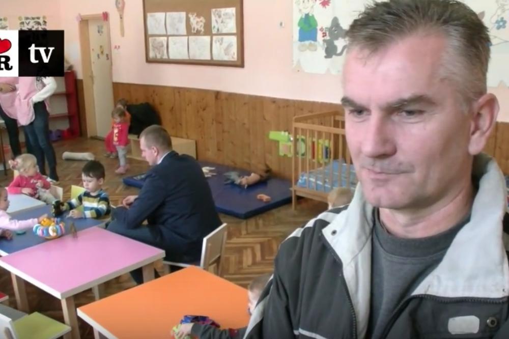 STOLAR MILE HEROJ SRBIJE: Divno je ono što je uradio za decu u vrtiću u Zrenjaninu!  (VIDEO)