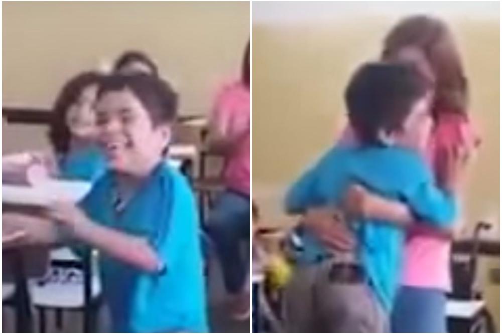 NJEGOV SAN SE OSTVARIO! Učenici bodrili dečaka da ustane iz invalidskih kolica, a onda se desilo NEŠTO NEVEROVATNO! (VIDEO)