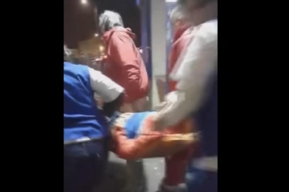 Mladić izboden nožem u Nemanjinoj, pomoć potražio u supermaketu! (VIDEO)