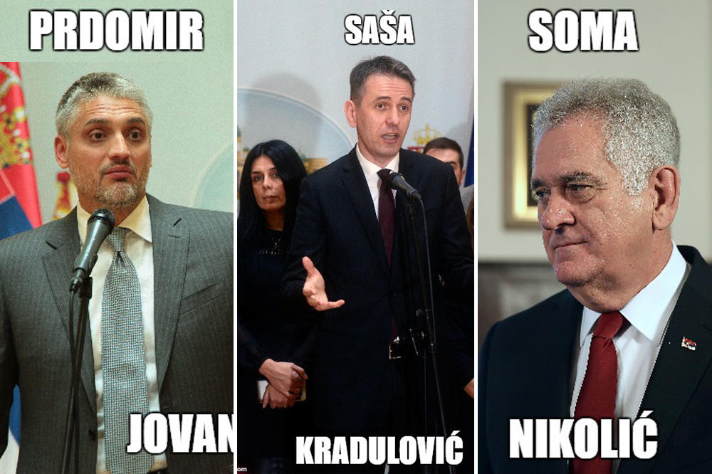 KRADULOVIĆ, BEZOBRAZOVIĆ I OSTALA BRATIJA: Kako bi srpski političari mogli da se zovu! (MEME)
