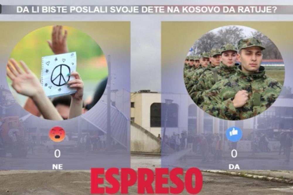 Da li biste poslali svoje dete na Kosovo da ratuje? (VIDEO)