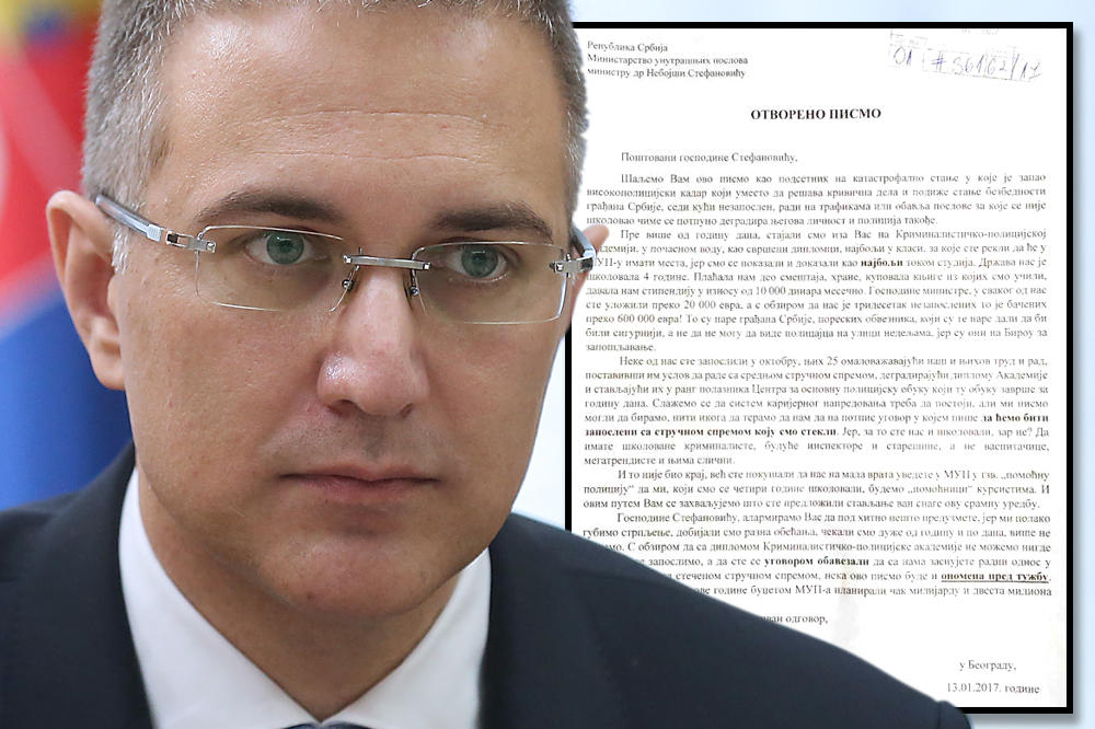 PISMO OGORČENIH DIPLOMACA POLICIJSKE AKADEMIJE: Ministre Stefanoviću, ne možemo da čekamo, ZAPOSLITE NAS HITNO!