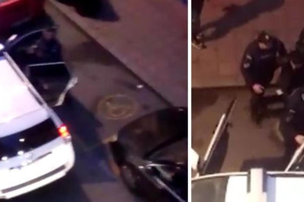 AKCIJA KAO NA FILMU: Šetao pored stanice i pao! Vozač zbog kojeg je stradao policajac iz Grocke uhapšen usred Beograda! (VIDEO)