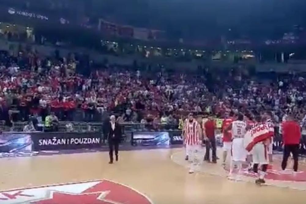 FRKA U ARENI! Branko Lazić se zakačio s navijačem Zvezde i onda uradio nesto što niko nije očekivao! (VIDEO)