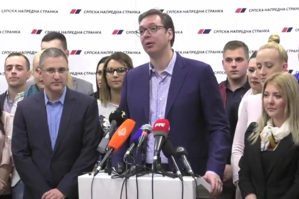 Vanredno obraćanje premijera Aleksandra Vučića: Na ponovljenim izborima osvojili smo ubedljiviju pobedu, čak 71,8 odsto glasova! (VIDEO)