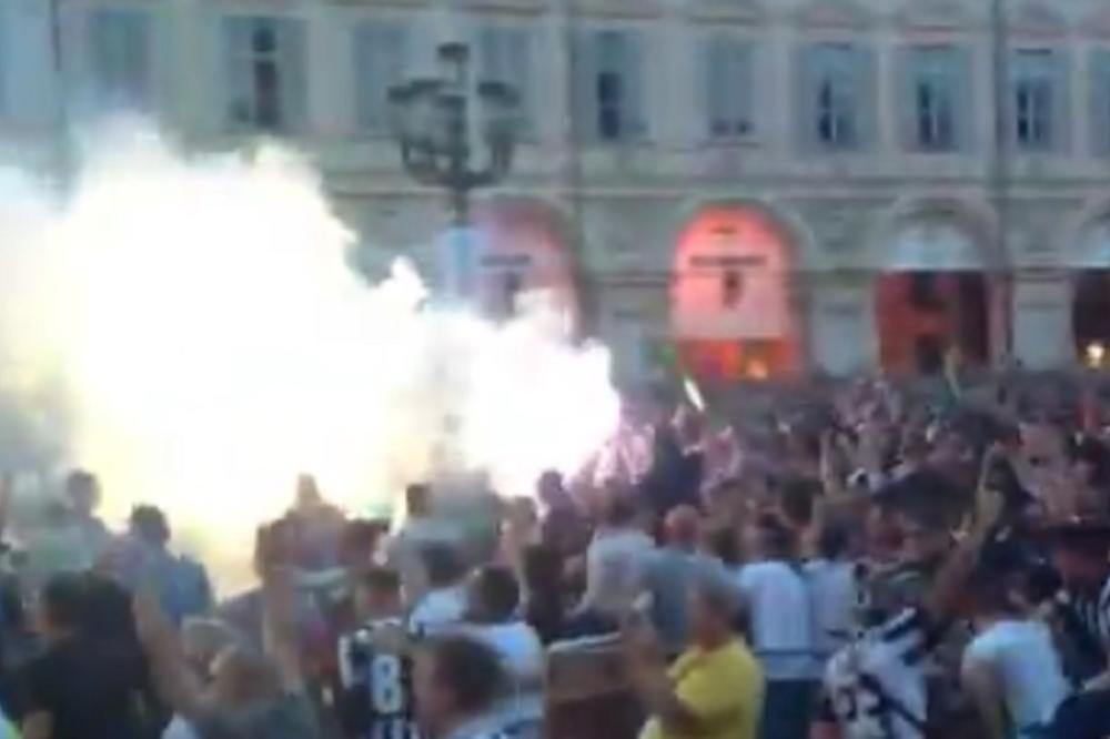 POTPUNO LUDILO! Na ulicama Torina je 9x bolja atmosfera nego na stadionu u Kardifu! (VIDEO)