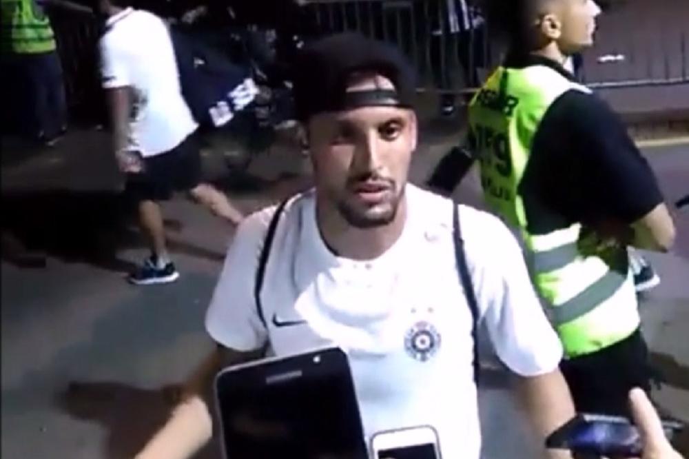 Ponovo u centru pažnje! Leonardo napravio novi gaf ispred stadiona Partizana! (VIDEO)