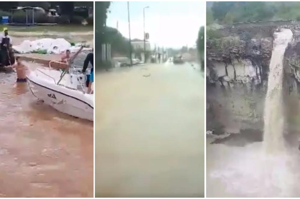 HRVATSKA POD VODOM: Obilna kiša odnela nasip, poplavljene njive i stambeni objekti! Vatrogasci na terenu! (VIDEO)
