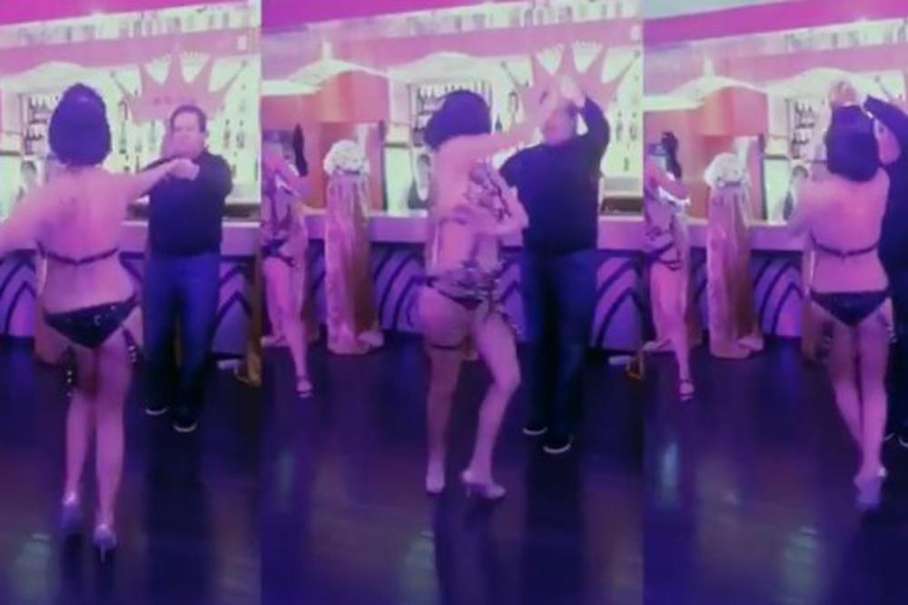 KARIĆ SE BACIO U PROMET! Milanka naterala Bogoljuba da pleše s polugolim igračicama! (VIDEO)