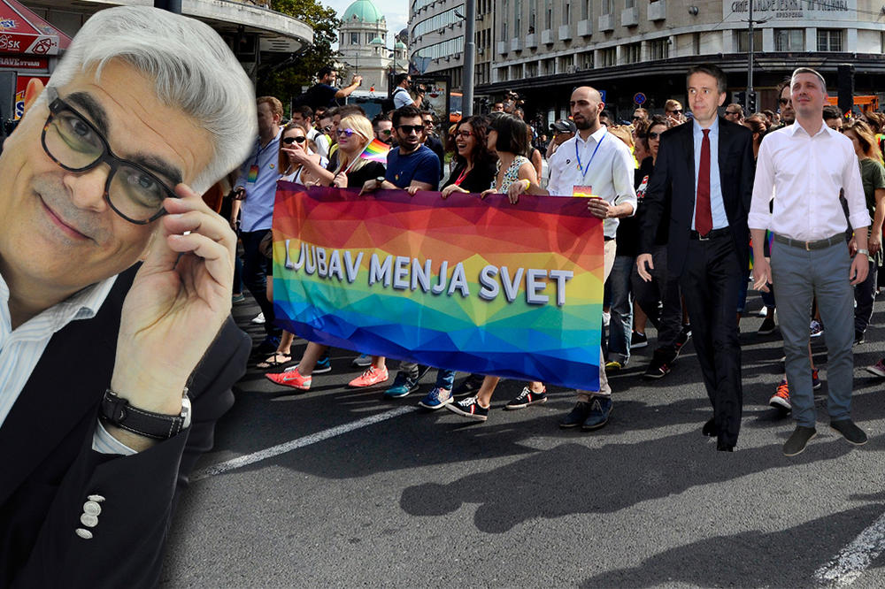 KRLE ZBOG POLJUPCA ISPROZIVAO BOŠKA I RADULETA: Očekujem da vas vidim na čelu gej parade 2018! (FOTO)