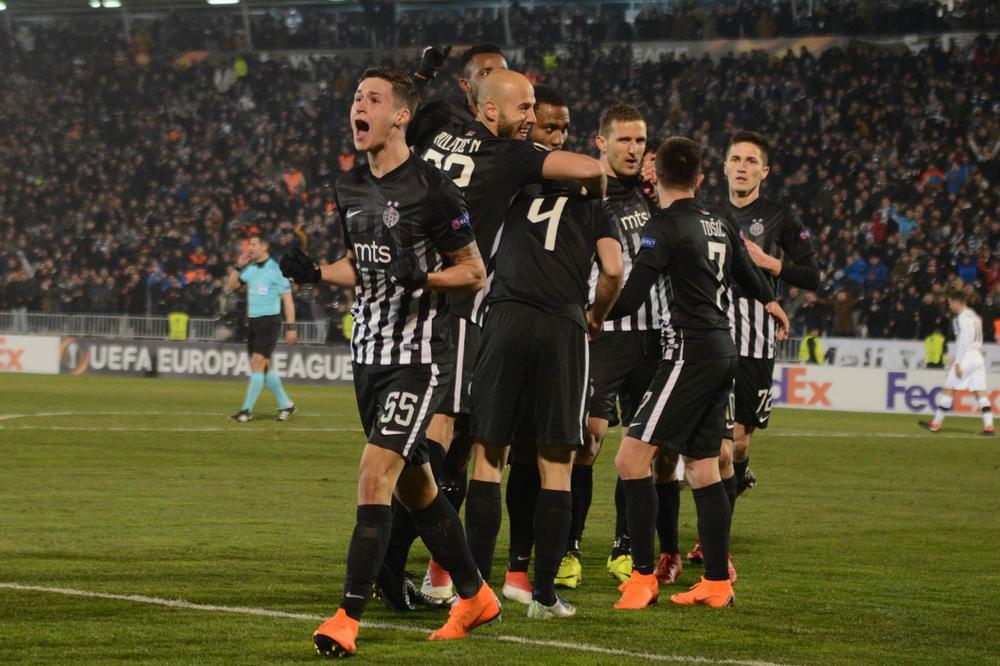 Partizan igra u četvrtak revanš meč Lige Evrope u Plzenju 