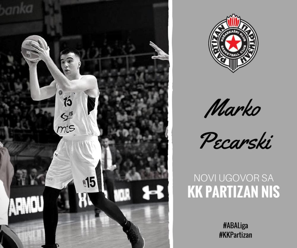Marko Pecarski potpisao za Partizan  