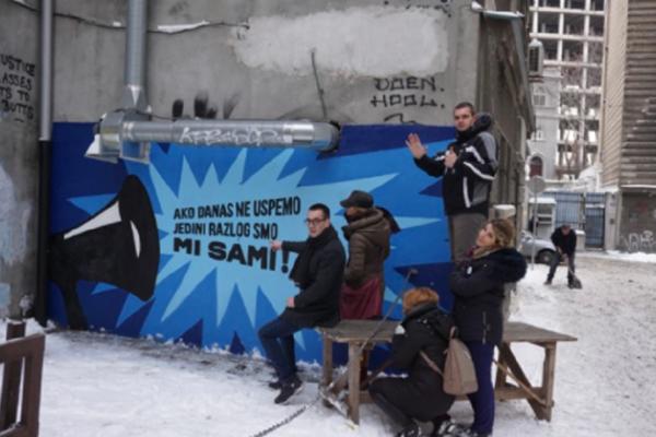 ŠTA RADITE BRE: Poklanjamo Beogradu mural sa citatom Zorana Đinđića!