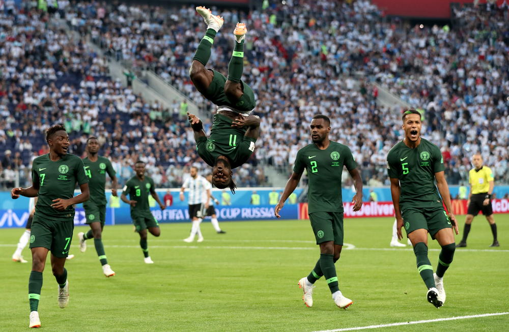 Slavlje Nigerijaca nakon izjednačenja