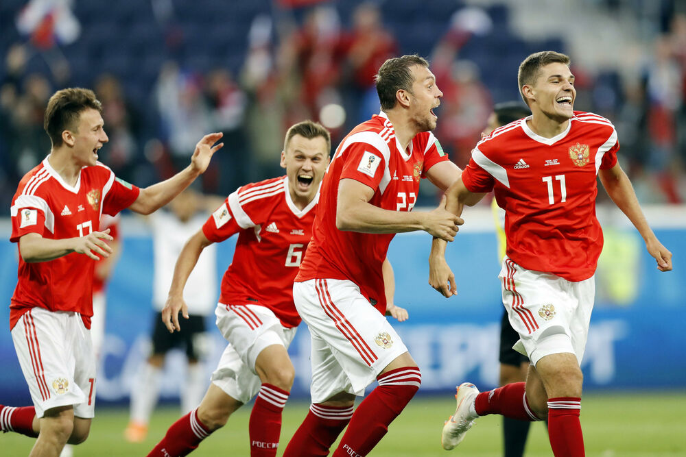 Fudbaleri Rusije na Svetskom prvenstvu 2018.  godine u domovini