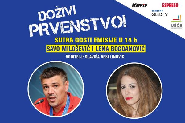 POZNATI PROGNOZIRAJU: Savo Milošević i Lena Bogdanović u Kurirovom studiju