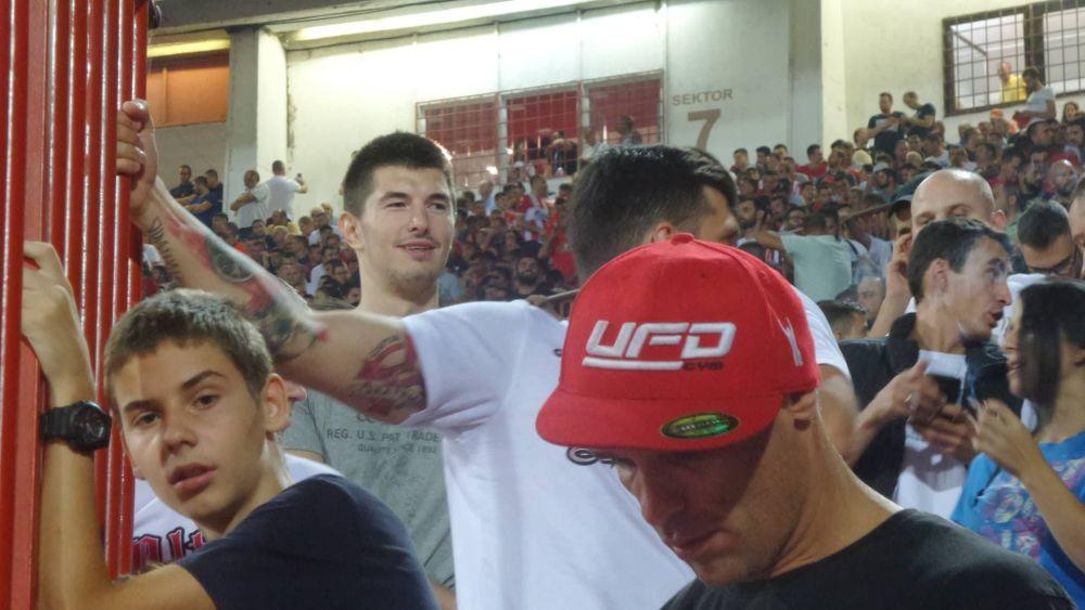 Luka Mitrović nije hteo da utakmicu gleda iz lože  