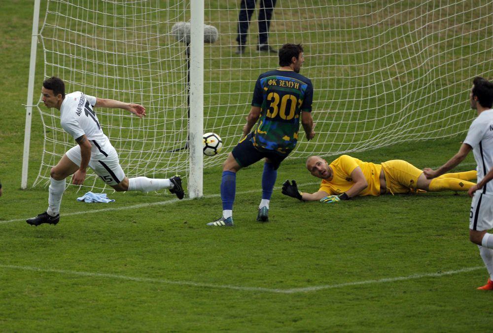 Svetozar Marković je postigao vodeći gol za crno-bele  