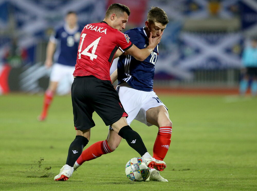 Taulant Džaka nastupa za reprezentaciju Albanije  