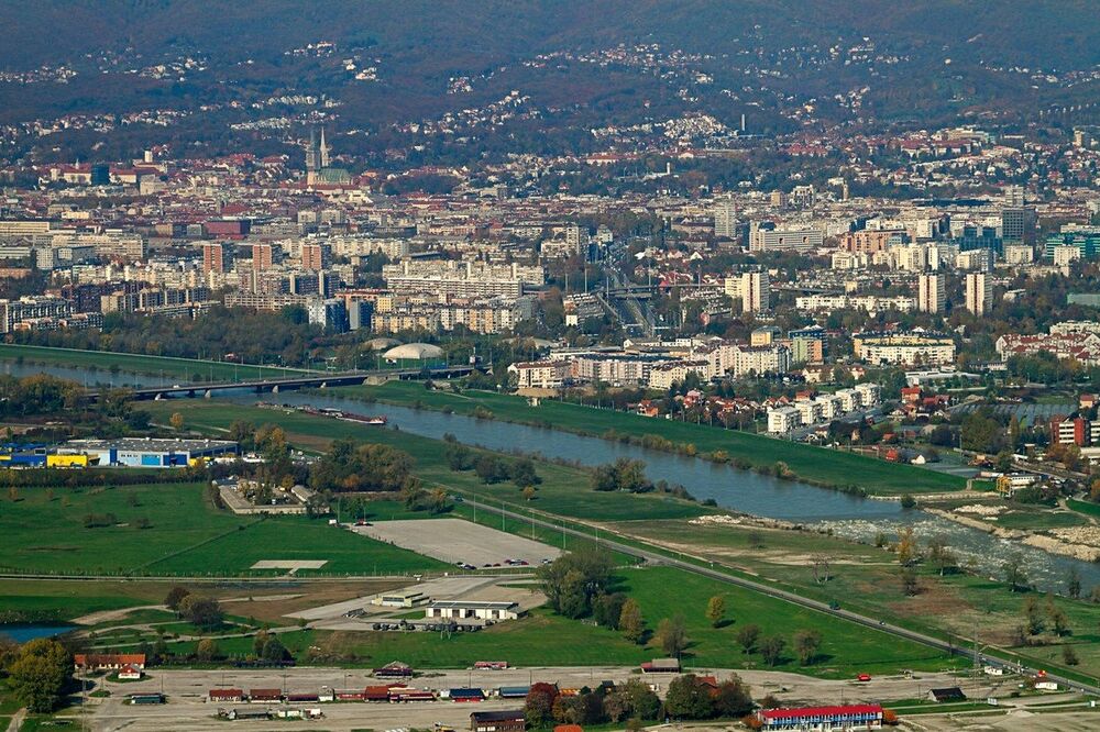 Zagreb iz vazduha  