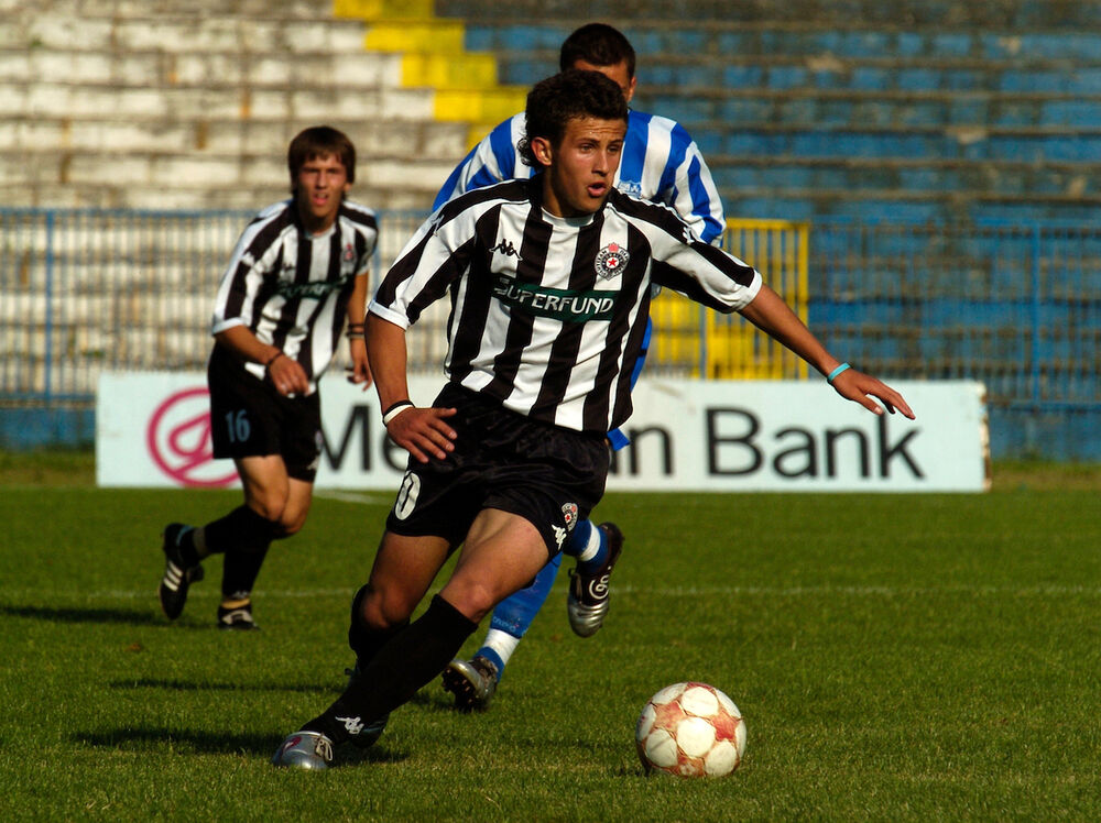 Sulejmani dok je igrao za Partizan  