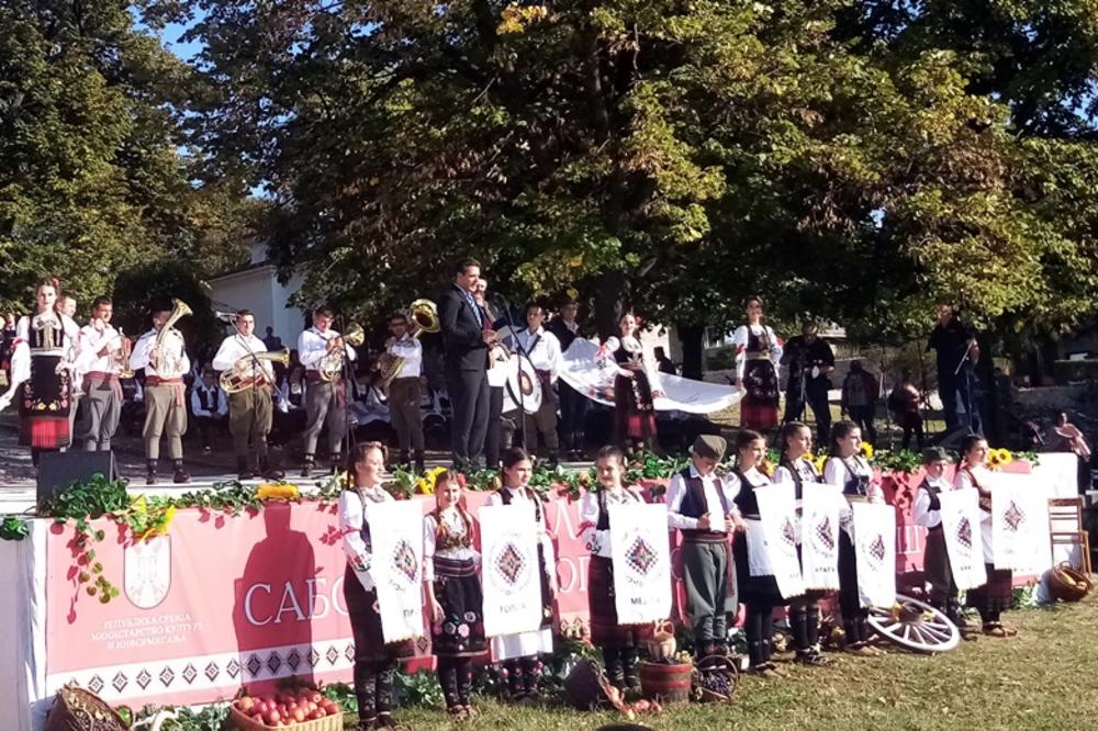 KARAĐORĐEV TOP ZAPUCAO UPRKOS KORONI! Oplenačka berba simbolično obeležena u Topoli (FOTO)
