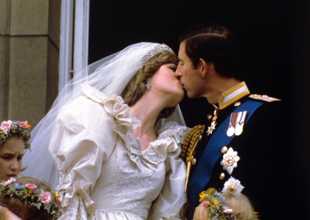 Princeza Dajana i Čarls na venčanju 