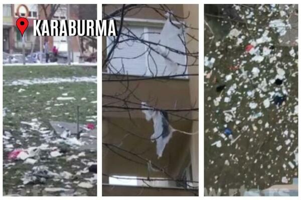 KOMŠINICA IZ PAKLA ŽIVI NA KARABURMI: Baca smeće KROZ PROZOR, stanari zgrade su OGORČENI! (FOTO)(VIDEO)