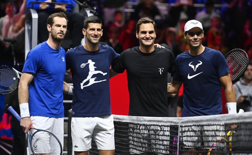 Endi Marin, Novak Đoković, Rodžer Federer i Rafael Nadal