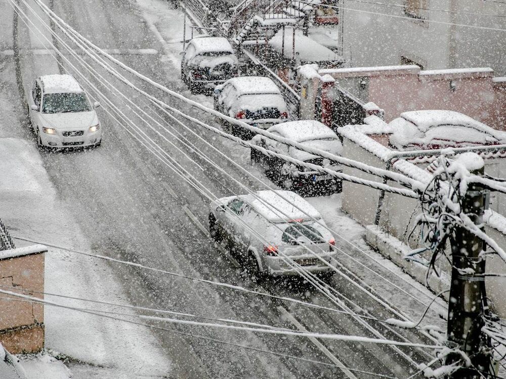 Sneg na beogradskim ulicama