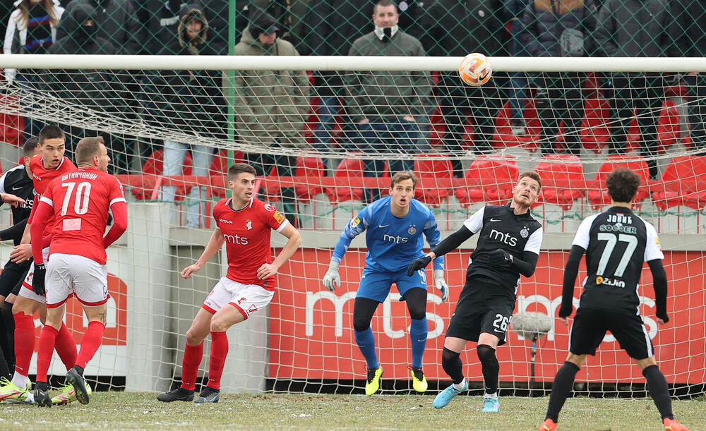 Aleksandar Popović na utakmici Napretka i Partizana u Kruševcu