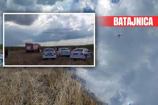 ESPRESO NA LICU MESTA: Ovde se dogodila TRAGEDIJA u kojoj je POGINUO PILOT, prvi SNIMAK iz Batajnice! (VIDEO)