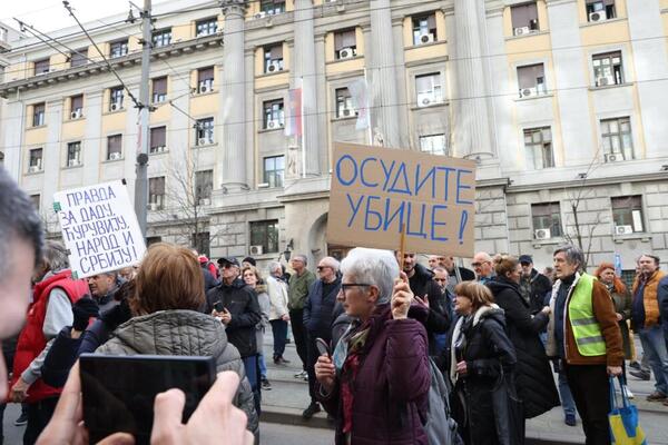 Održan protest zbog oslobađajuće presude za ubistvo Slavka Ćuruvije