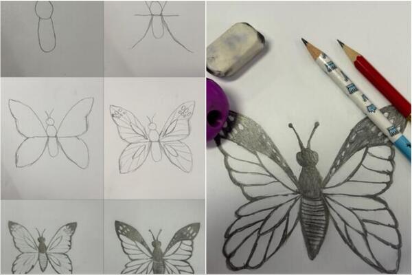 ESPRESO TUTORIJAL: Nacrtajte leptira JEDNOSTAVNO I U SAMO ŠEST KORAKA (FOTO) (VIDEO)