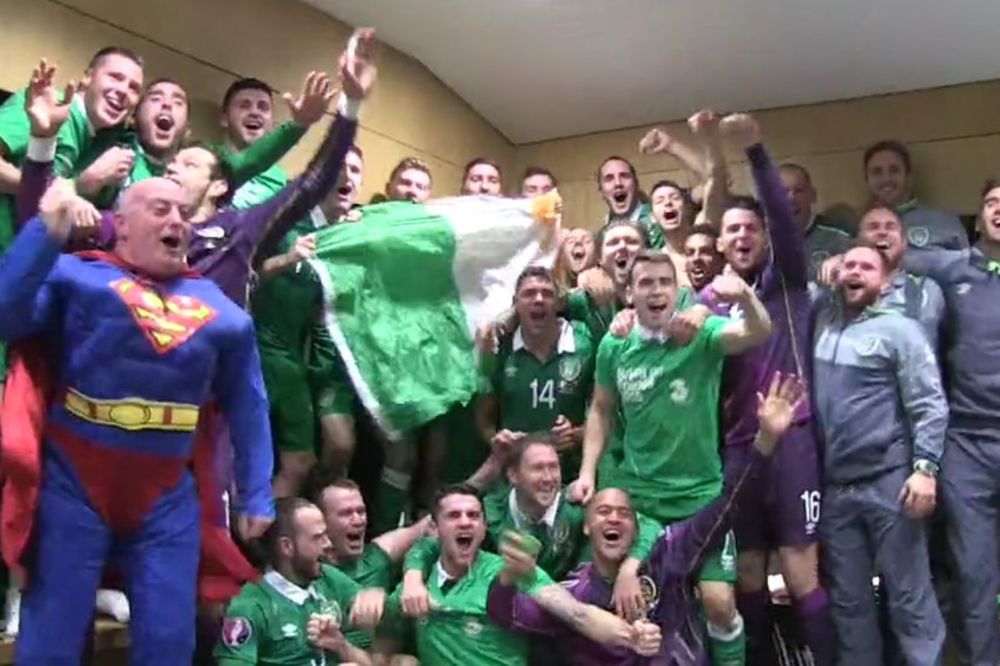 Supermen sa Ircima proslavio plasman na Evropsko prvenstvo! (VIDEO)