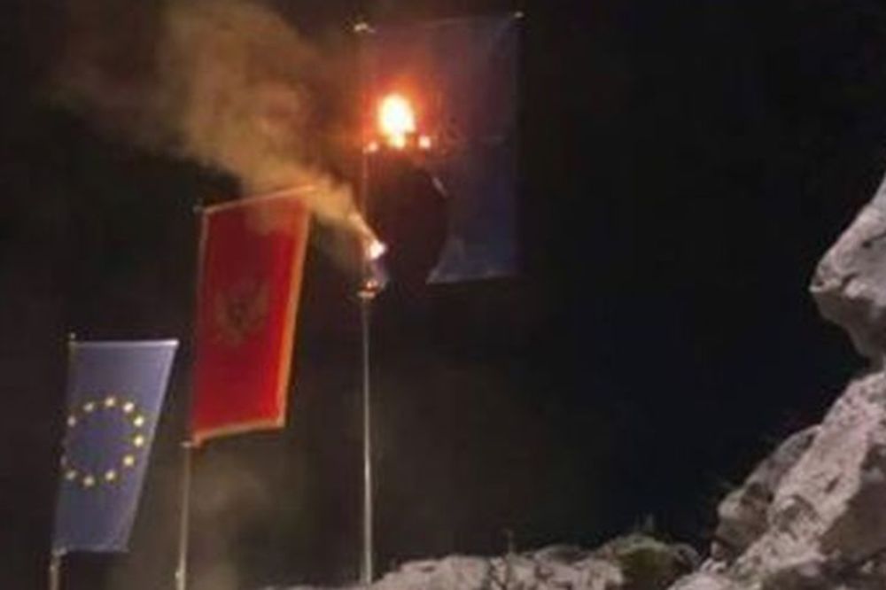 Zastavu NATO je zapalila iskra, a ne čovek! Status zbog koga gori Fejsbuk! (FOTO)