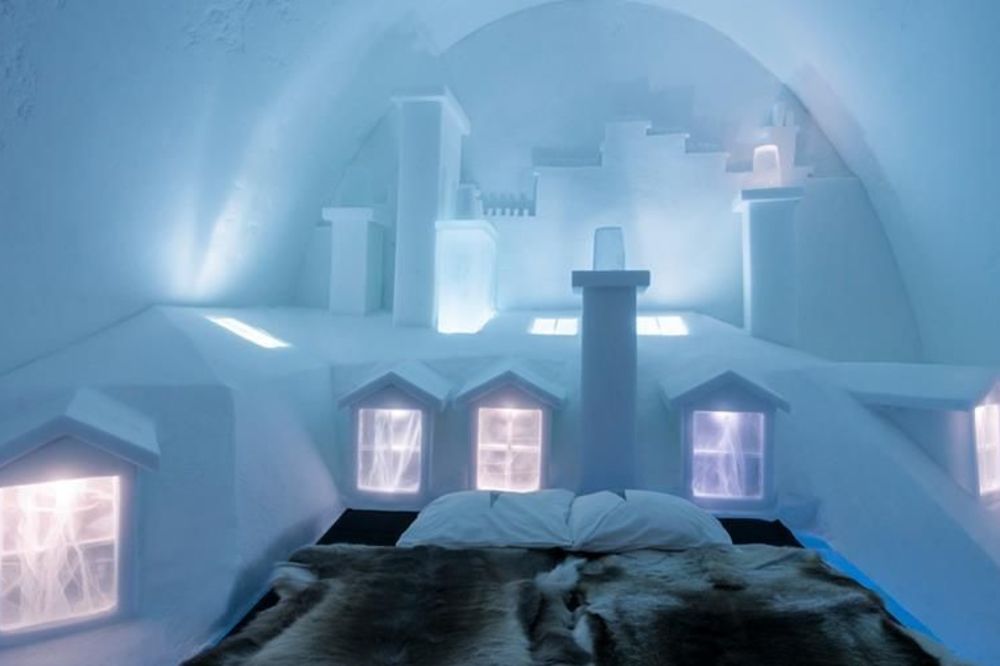 Ladno, al standard: Da li biste spavali u prelepom ledenom hotelu na -5 ispod nule? (FOTO)