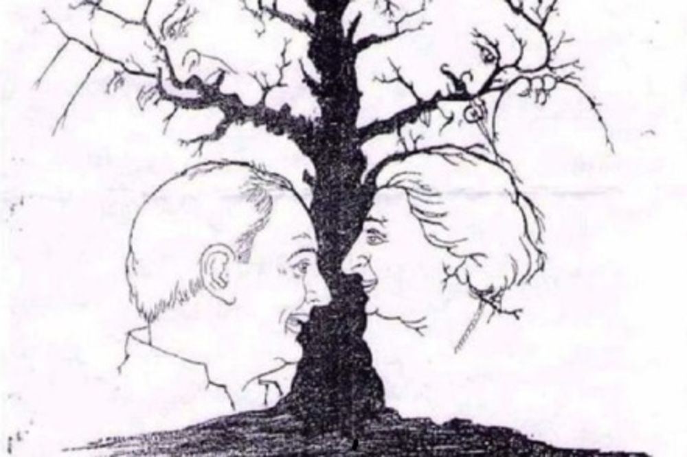 Pokrenite vijuge: Koliko ljudskih lica vidite na drvetu? (FOTO)