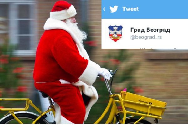 Dokopao se zvaničnog Tviter naloga grada: Irvase, ne čisti se Deda Mrazova štala, već Beograd! (FOTO)