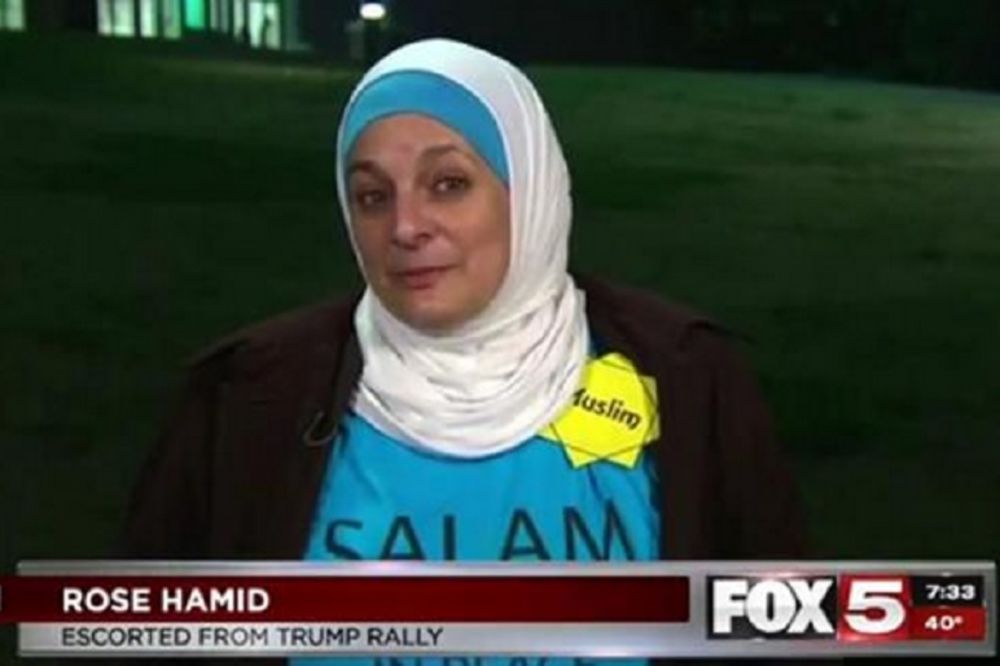 Dajte Trampu lekove! Izbacio pokrivenu muslimanku sa predizbornog skupa (VIDEO)